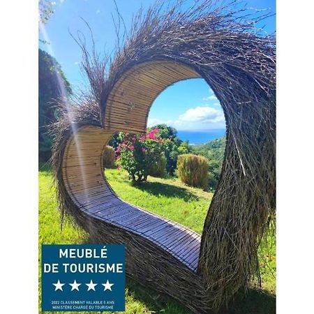 Gite 4 Etoiles, La Vieille Sucrerie St Claude Guadeloupe, Jacuzzi Spa Privatif, Vue Exceptionnelle Sur La Mer Des Caraibes باس تير المظهر الخارجي الصورة