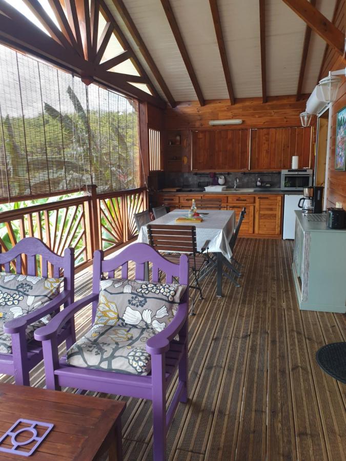 Gite 4 Etoiles, La Vieille Sucrerie St Claude Guadeloupe, Jacuzzi Spa Privatif, Vue Exceptionnelle Sur La Mer Des Caraibes باس تير المظهر الخارجي الصورة