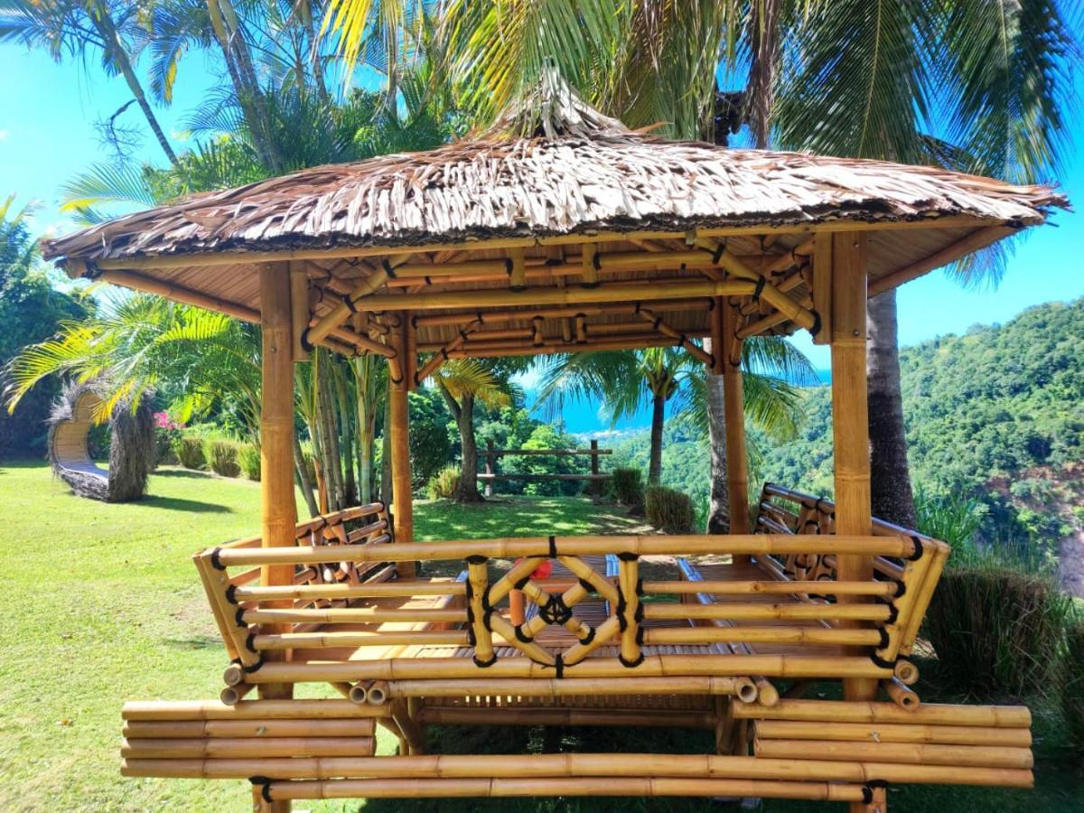 Gite 4 Etoiles, La Vieille Sucrerie St Claude Guadeloupe, Jacuzzi Spa Privatif, Vue Exceptionnelle Sur La Mer Des Caraibes باس تير المظهر الخارجي الصورة