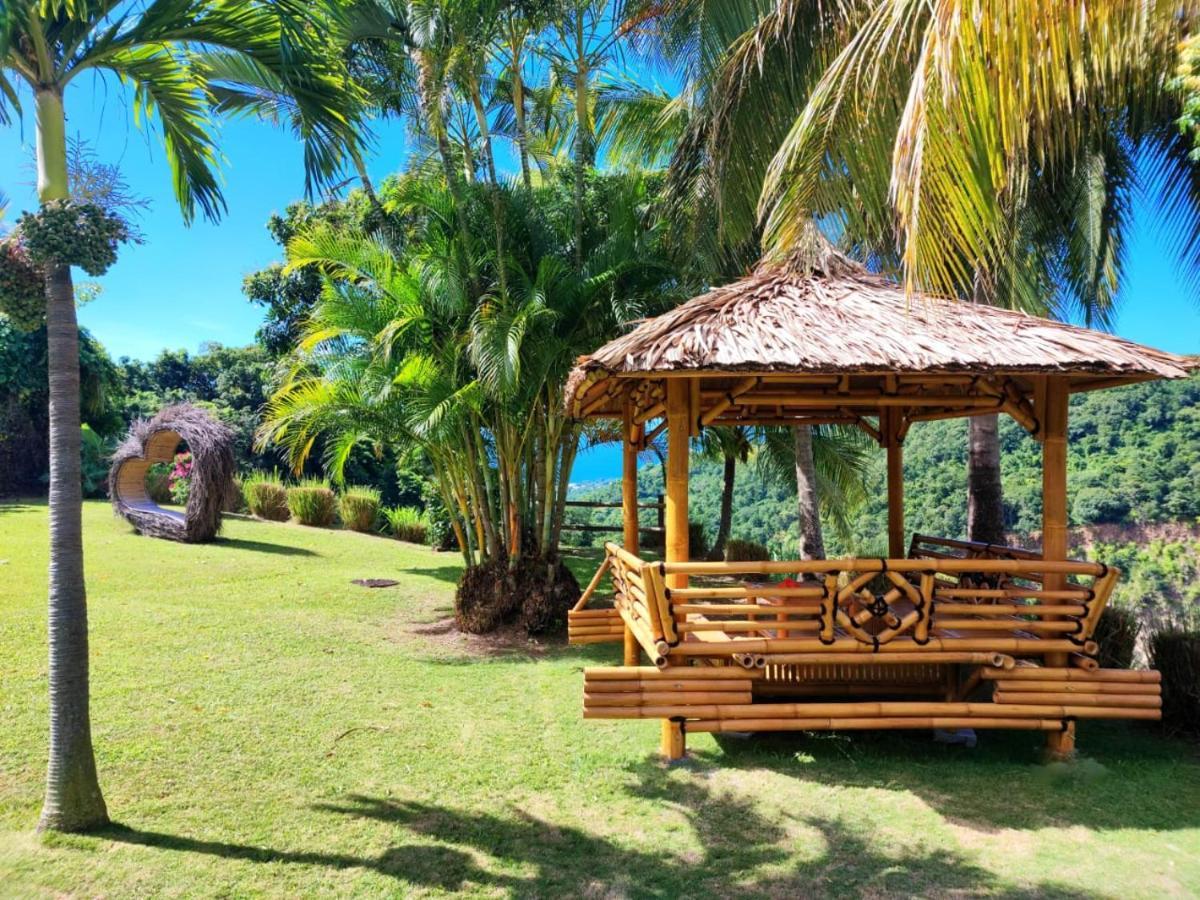 Gite 4 Etoiles, La Vieille Sucrerie St Claude Guadeloupe, Jacuzzi Spa Privatif, Vue Exceptionnelle Sur La Mer Des Caraibes باس تير المظهر الخارجي الصورة