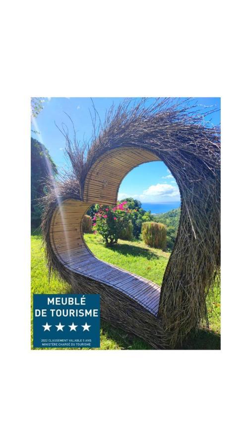 Gite 4 Etoiles, La Vieille Sucrerie St Claude Guadeloupe, Jacuzzi Spa Privatif, Vue Exceptionnelle Sur La Mer Des Caraibes باس تير المظهر الخارجي الصورة